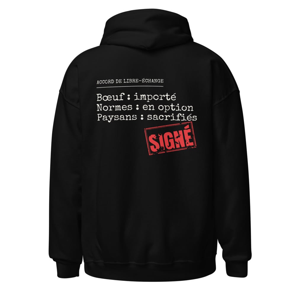 Hoodie Accord de libre-échange, vue 1 sur 4