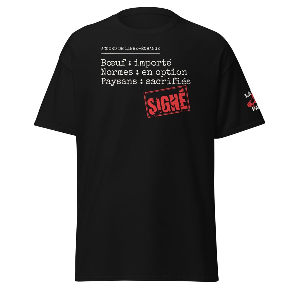 T-shirt Accord de libre-échange, vue 1 sur 6