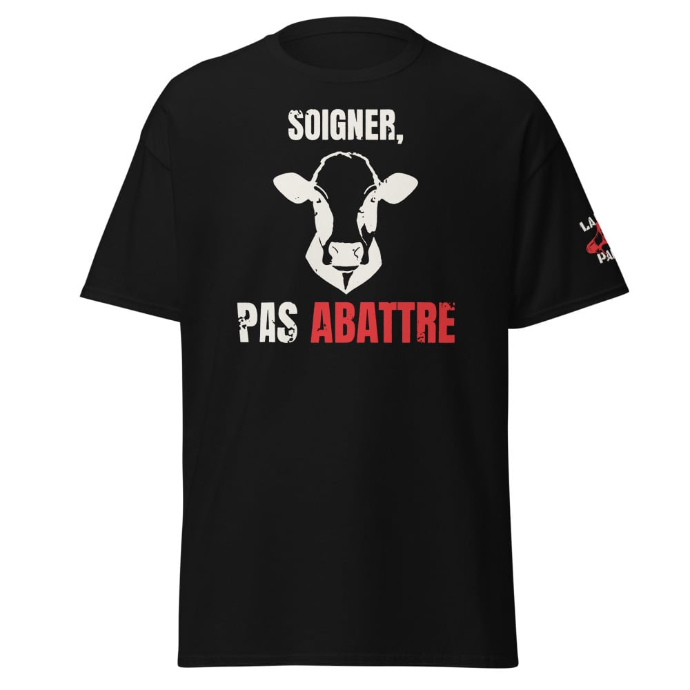 T-shirt Soigner, pas abattre, vue 1 sur 8